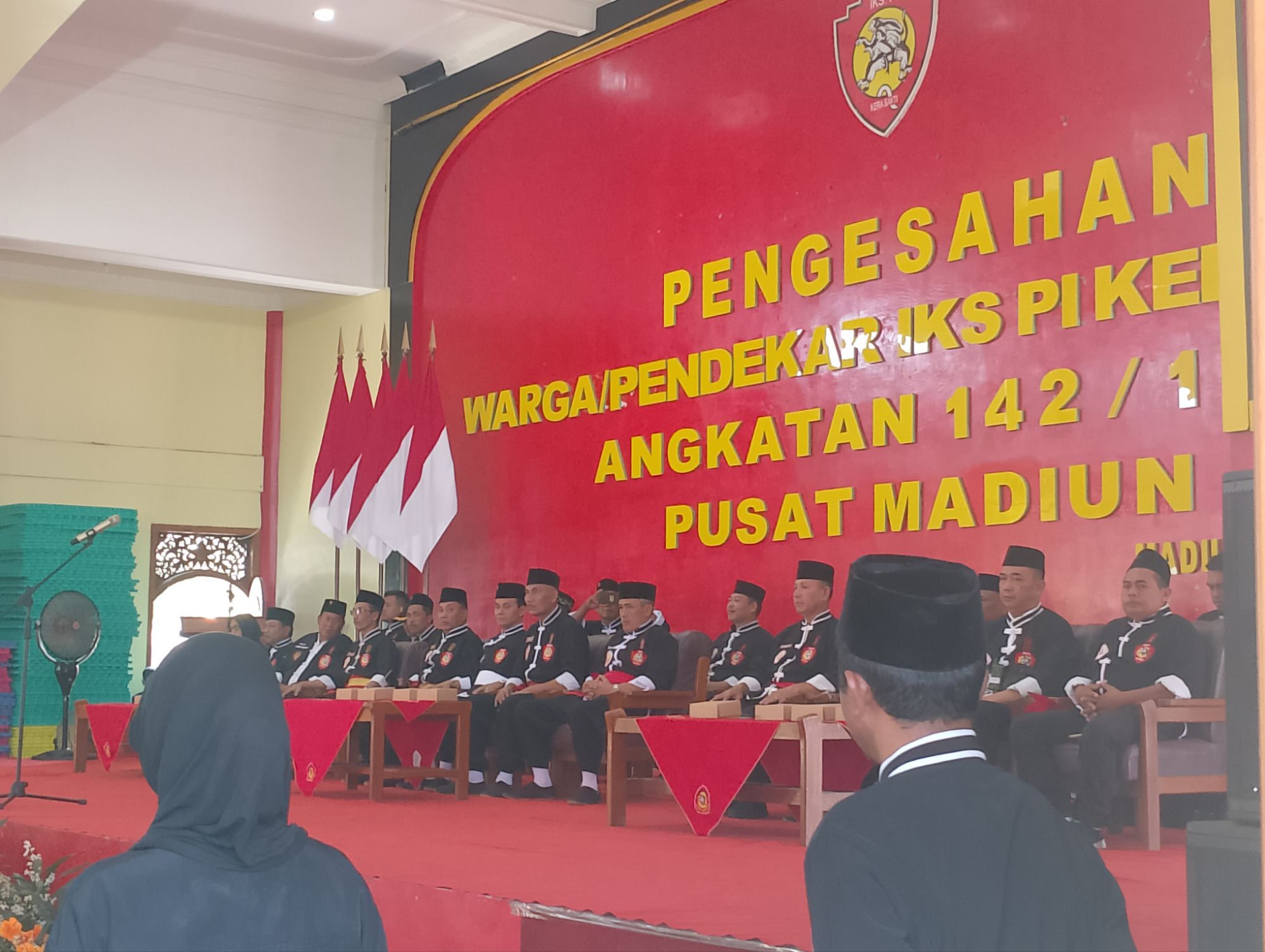 Peserta Pengesahan Warga Baru IKS PI KERA SAKTI Angkatan 142